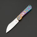 Alpha Miu складной нож Rei YP сталь VG-10 сатин, рукоять Титан TC4 цветной