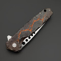 Alpha Miu складной нож Custom Lava Limited Edition сталь Тамахаганэ, рукоять Титан TC4 Alpha Miu складной нож Custom Lava Limited Edition сталь Тамахаганэ, рукоять Титан TC4