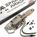 Spartan Armor нож Zeus сталь VG-10 блэквош, рукоять G10 тан, кайдекс мультикам Spartan Armor нож Zeus сталь VG-10 блэквош, рукоять G10 тан, кайдекс мультикам