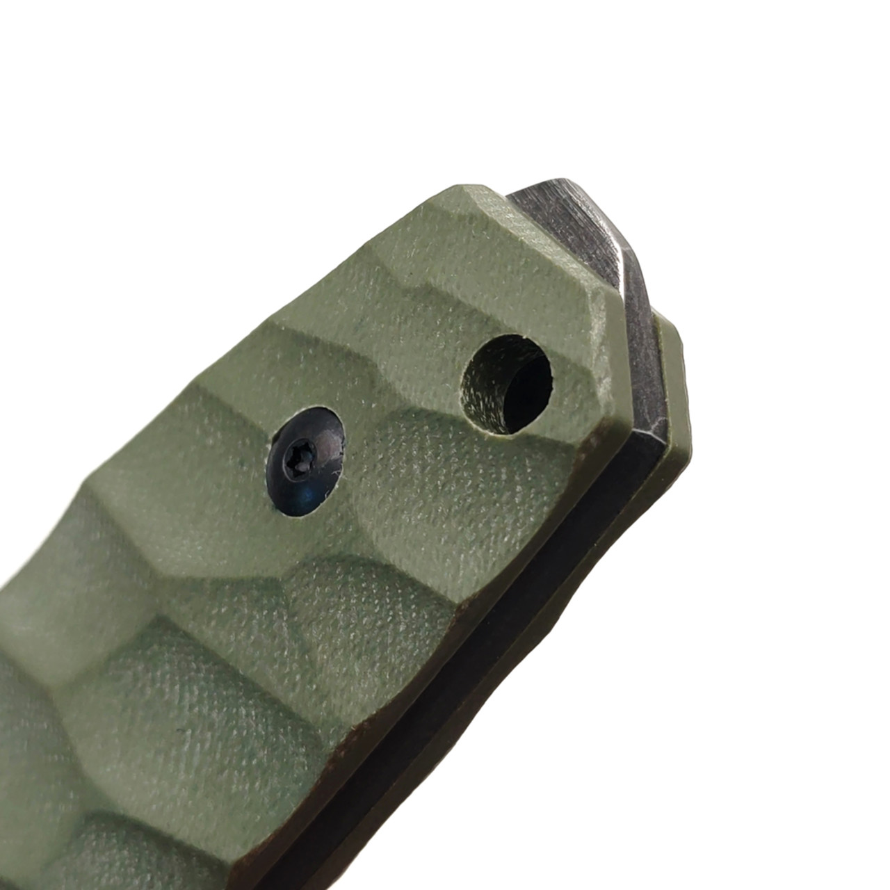 Spartan Armor нож Zeus сталь VG-10 блэквош, рукоять G10 олива, кайдекс мох