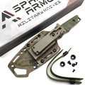 Spartan Armor нож Phobos сталь VG-10 блэквош, рукоять G10 олива, кайдекс мох Spartan Armor нож Phobos сталь VG-10 блэквош, рукоять G10 олива, кайдекс мох