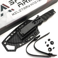 Spartan Armor нож Phobos сталь VG-10 блэквош, рукоять G10 чёрный, кайдекс чёрный Spartan Armor нож Phobos сталь VG-10 блэквош, рукоять G10 чёрный, кайдекс чёрный