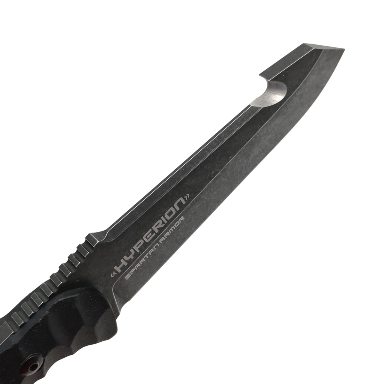 Spartan Armor нож Hyperion сталь VG-10 блэквош, рукоять G10 чёрный, кайдекс чёрный