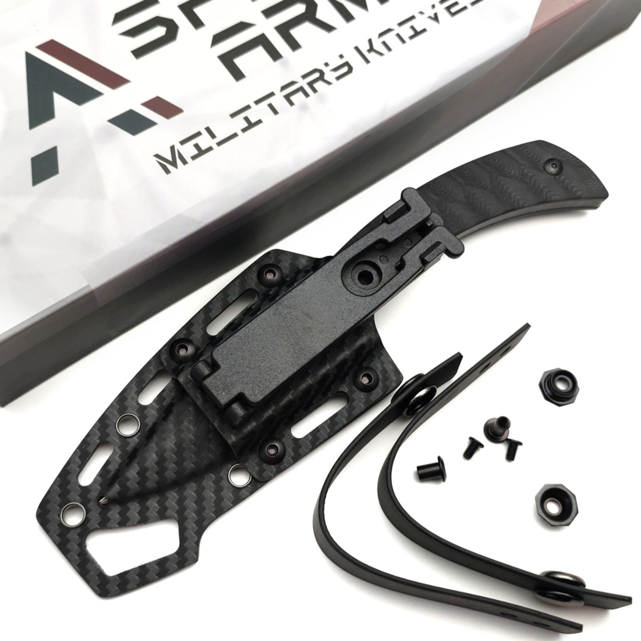 Spartan Armor нож Hemera сталь VG-10 блэквош, рукоять G10 чёрный