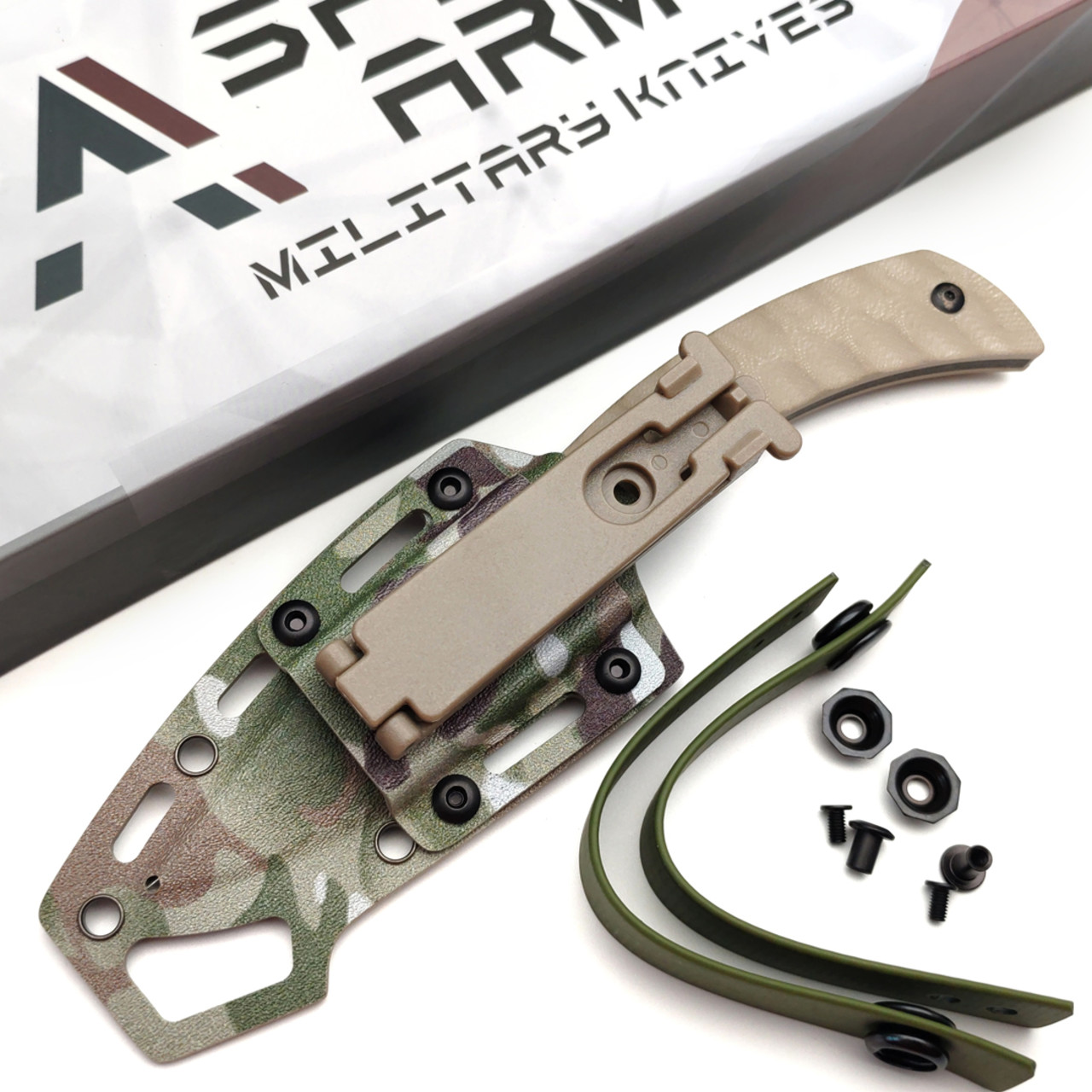 Spartan Armor нож Hemera сталь VG-10 блэквош, рукоять G10 мультикам