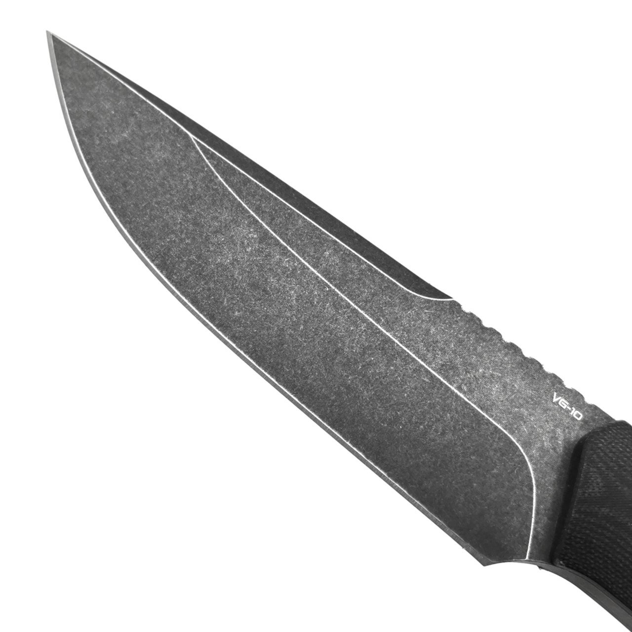 Spartan Armor нож Cronus сталь VG-10 блэквош, рукоять G10 чёрный