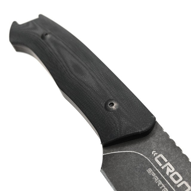 Spartan Armor нож Cronus сталь VG-10 блэквош, рукоять G10 чёрный