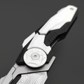 Alpha Miu складной нож Nexus-D сталь Дамаск, рукоять G10 чёрный с белым Alpha Miu складной нож Nexus-D сталь Дамаск, рукоять G10 чёрный с белым