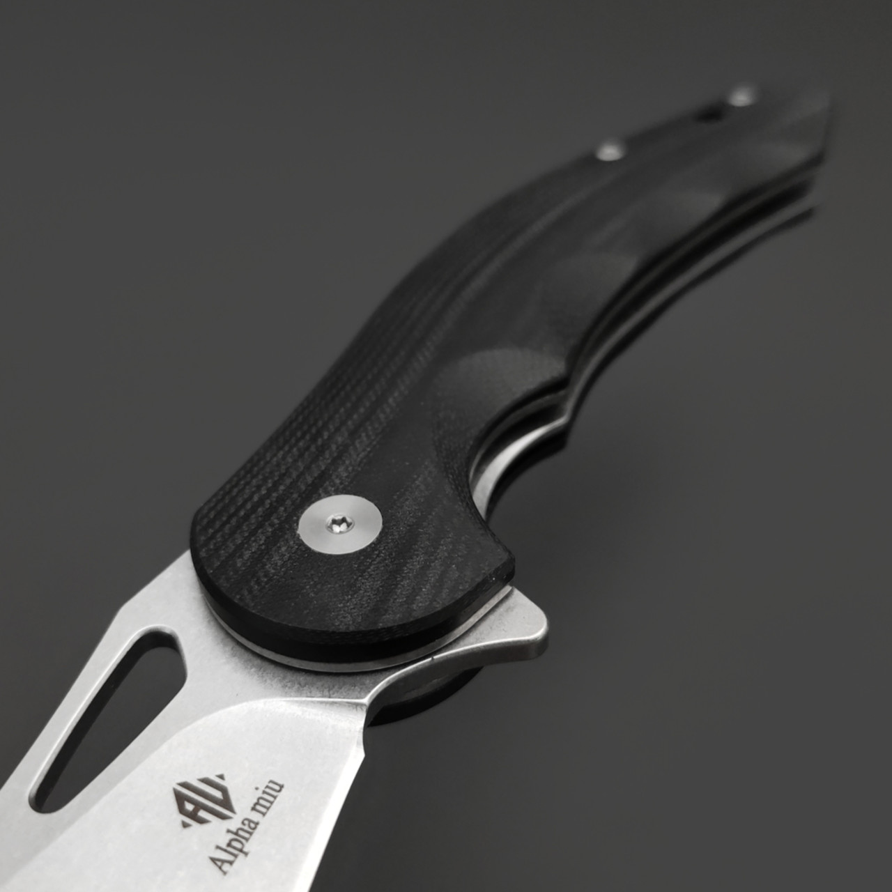 Alpha Miu складной нож Noxen-C сталь VG-10, рукоять G10 черная
