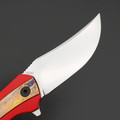 Alpha Miu складной нож Red Dragon, сталь VG-10 полировка, рукоять G10 красный, титан Alpha Miu складной нож Red Dragon, сталь VG-10 полировка, рукоять G10 красный, титан