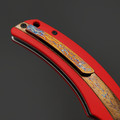 Alpha Miu складной нож Red Dragon, сталь VG-10 полировка, рукоять G10 красный, титан Alpha Miu складной нож Red Dragon, сталь VG-10 полировка, рукоять G10 красный, титан