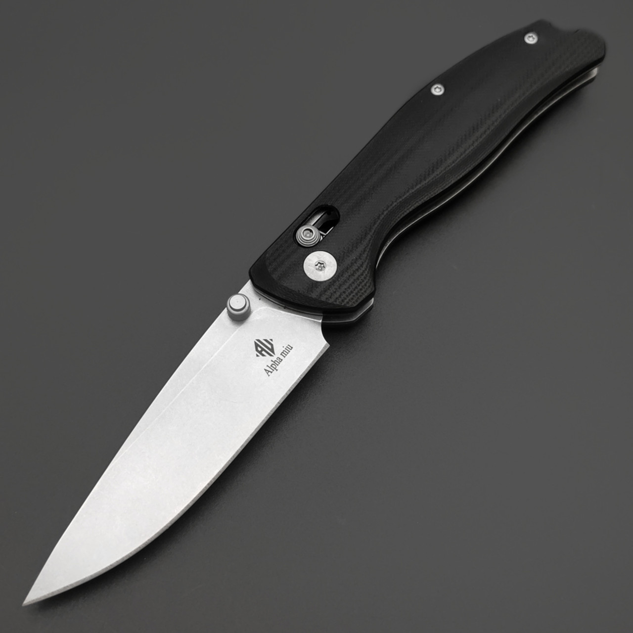 Alpha Miu складной нож Orvix-C сталь VG-10, рукоять G10 черный