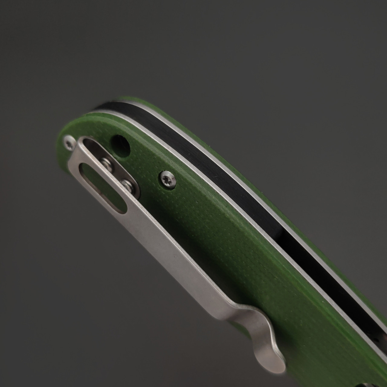 Alpha Miu складной нож Sea Hunter сталь VG-10, рукоять G10 зелёный