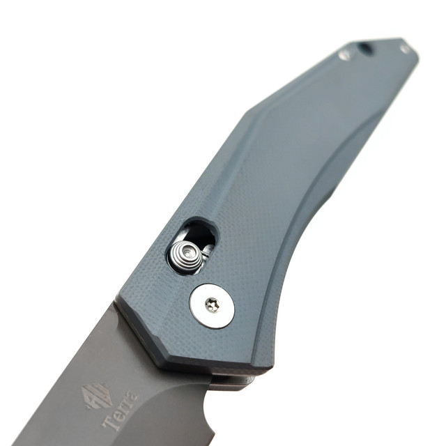 Alpha Miu складной нож Tukari-C сталь 14С28N, рукоять G10 серый