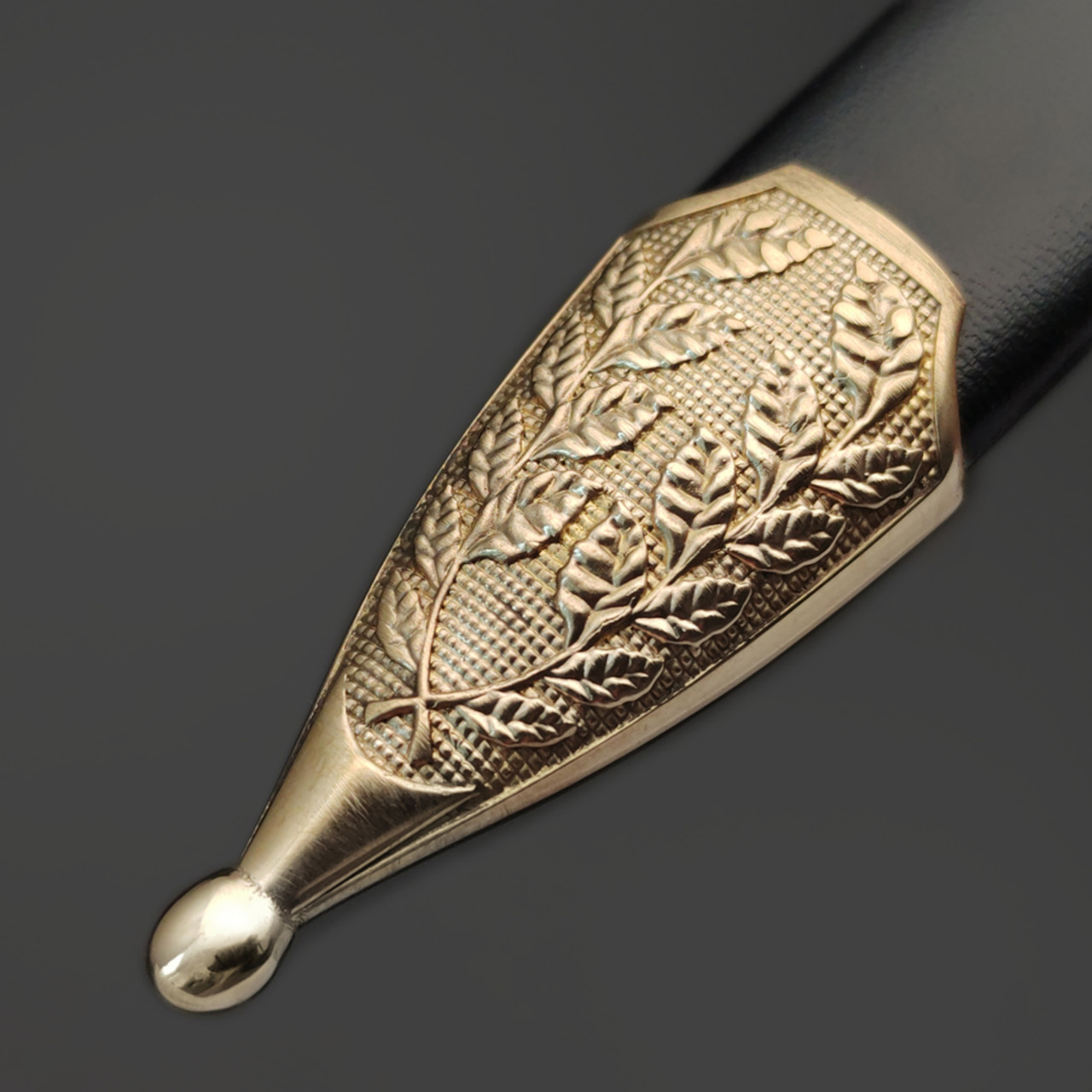 Кортик "МЧС" офицерский, нержавеющая сталь, латунь, кожа
