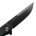 Alpha Miu складной нож D002 сталь Ламинат DPS-15S блэквош, рукоять G10 чёрный и тёмно-зелёный Alpha Miu складной нож D002 сталь Ламинат DPS-15S блэквош, рукоять G10 чёрный и тёмно-зелёный