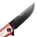 Alpha Miu складной нож D002 сталь Ламинат DPS-15S блэквош, рукоять G10 красно-белый Alpha Miu складной нож D002 сталь Ламинат DPS-15S блэквош, рукоять G10 красно-белый
