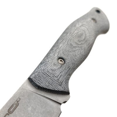 N.C.Custom нож Pride сталь Aus-10 стоунвош, рукоять Микарта, кайдекс черный