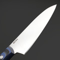 Титов и Солдатова кухонный нож Шеф-7 сталь 95Х18, рукоять G10 синий с чёрным