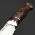 Платонов Д.Г. нож кованый Тигр-3 сталь Aus-10Co, рукоять Дерево венге, G10