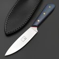 Золотое Сечение нож Перчик, сталь Aus-10Co сатин, рукоять G10 серый с красным, латунь Золотое Сечение нож Перчик, сталь Aus-10Co сатин, рукоять G10 серый с красным, латунь