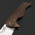 X Тату нож складной Модель X6 Питон, сталь M390, рукоять Титан с гравировкой и анодированием X Тату нож складной Модель X6 Питон, сталь M390, рукоять Титан с гравировкой и анодированием